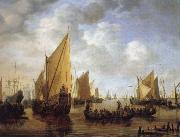 Simon de Vlieger Visiting the Fleet china oil painting reproduction